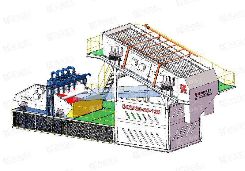 GXSF系列g(shù)效篩分回收機
